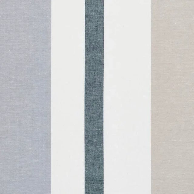 This asymmetrical, full-width woven stripe just begs for a variety of chic applications! Cut it apart and use different...