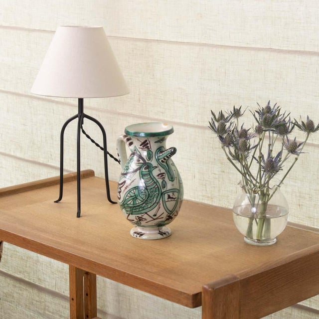 Contemporary Panoplie Large Iron Tripod Lamp For Sale - Image 4 of 13