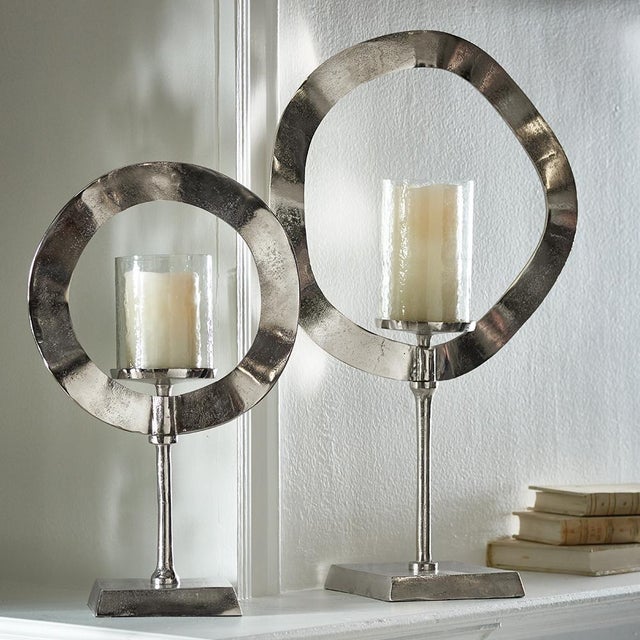 The Oracle Candle Stand is a beautiful way to elevate and enhance the glow of a candle. Add height, structure and style to...