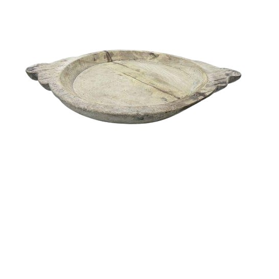 Vintage Wooden Parat Bowl For Sale