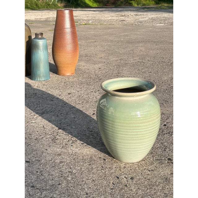 Majolica Vase by Martha Katzer for the Karlsruhe Majolica Manufactory, Germany, 1940s For Sale - Image 16 of 18