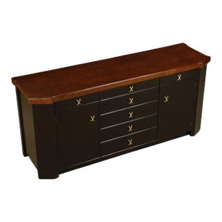 Cork Sideboard / Dresser by Paul Frankl for Johnson Furniture, c. 1950s, Signed For Sale