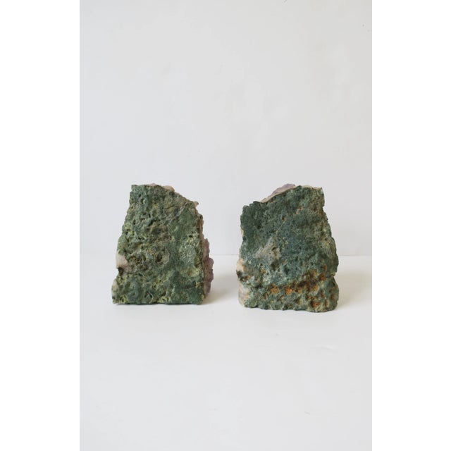 Purple Amethyst Sculptures or Bookends, Pair For Sale - Image 12 of 13