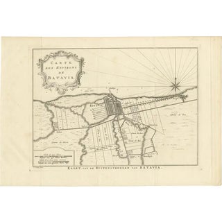 Van Schley, Region of Batavia, 1750, Paper For Sale