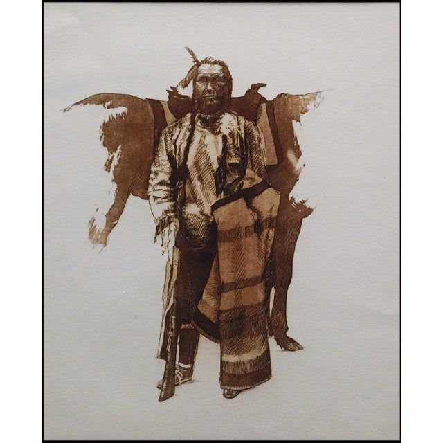 "Warmed by a Blanket" by Chad Neff Signed, titled & numbered by the artist in pencil This is an framed original limited...