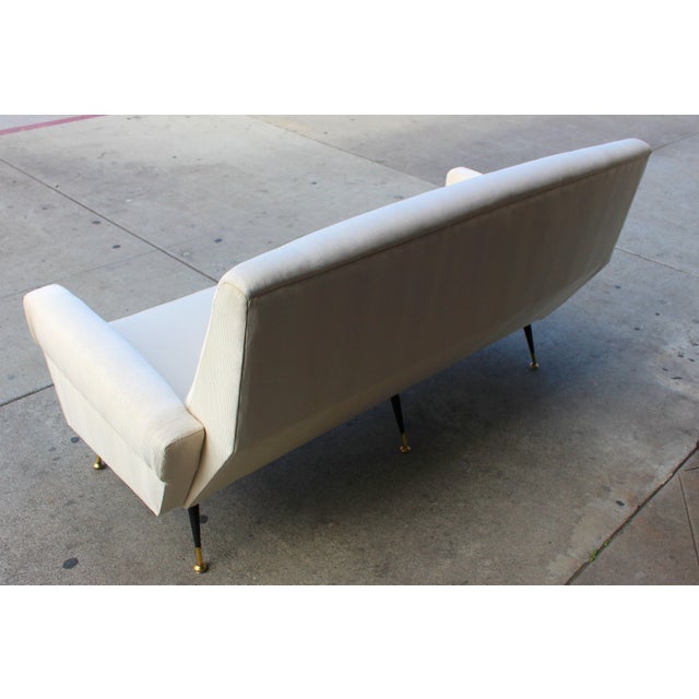 1950s Vintage Mid Century Italian Sofa For Sale - Image 5 of 7