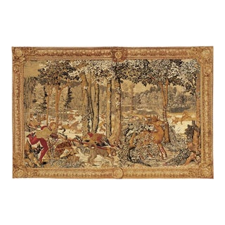 Chasse De Maximilien 'Le Debouche' Silkscreen Tapestry - 178 X 267 Cm (5'10" X 8'9") - Requires Rod Size 6 For Sale