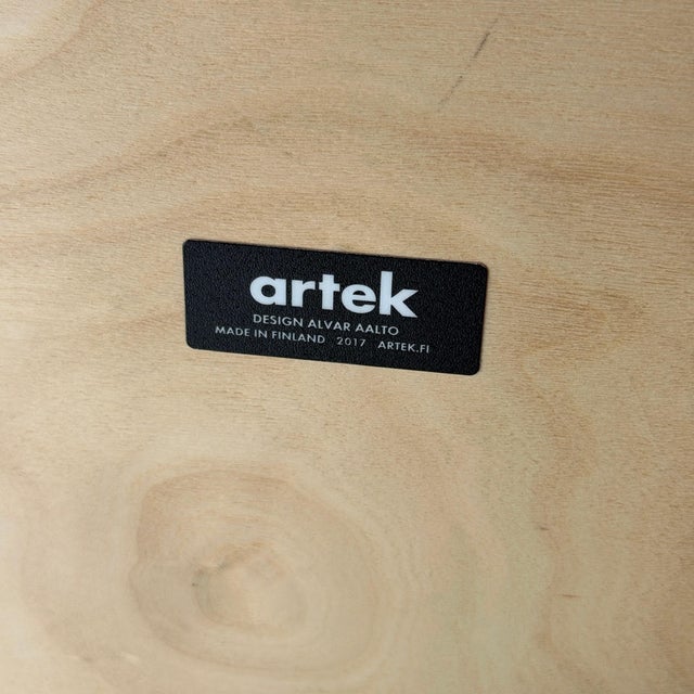 Tan Checkerboard Bench 153a by Alvar Aalto for Artek/Supreme For Sale - Image 8 of 8