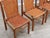 Ilmari Tapiovaara Vintage Walnut and Leather Chairs by Ilmari Tapiovaara for La Permanente, 1960s, Set of 4 For Sale - Image 4 of 18