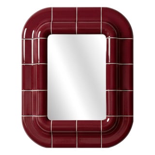 Lolita Mirror in Deep Burgundy by Tilecito For Sale