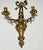 Early 20th Century Early 20th Century Pair of Monumental 22” French Louis XVI Style Gilt Bronze Cherub Two-Light Wall Sconces With Ribbon Bows For Sale - Image 5 of 7