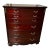 Mid 20th Century Dixie Furniture Federal Style Mahogany Chest of Drawers For Sale