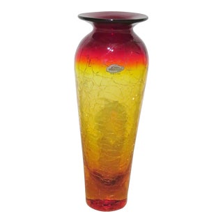 Vintage Used Orange Vases Chairish