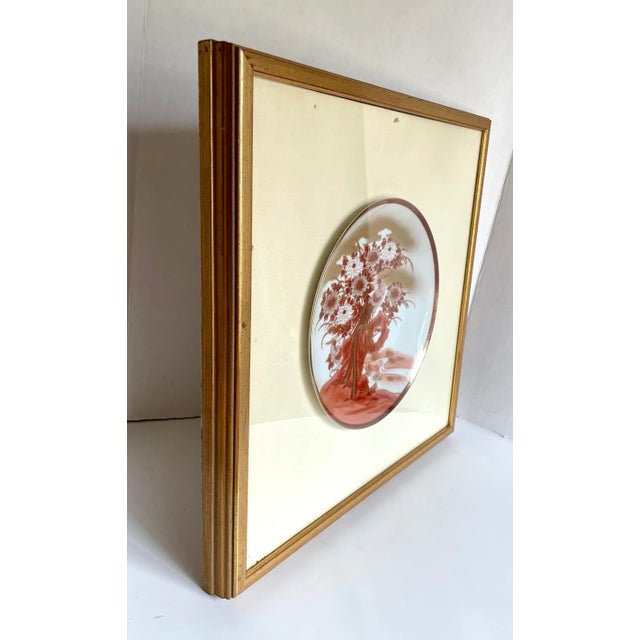 Pair of Framed Antique Kutani Japanese Peacock Plates For Sale In Los Angeles - Image 6 of 13