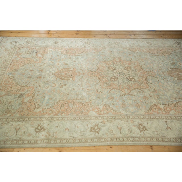 Vintage Distressed Kayseri Carpet - 6'6" x 9'9" For Sale - Image 9 of 11