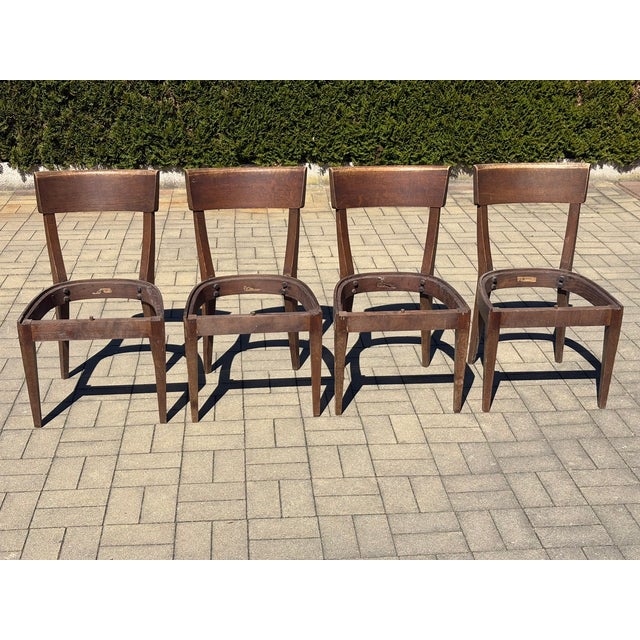 Vintage Chairs by J. Halabala for Up Factories, 1940s, Set of 4, in Good conditions. Designed 1920 to 1949