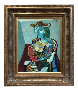 Homage to Pablo Picasso, Seated Woman, Peter Keil, 1972