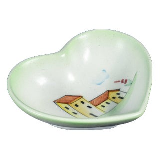 Heart-Shaped Plate by Lenci For Sale