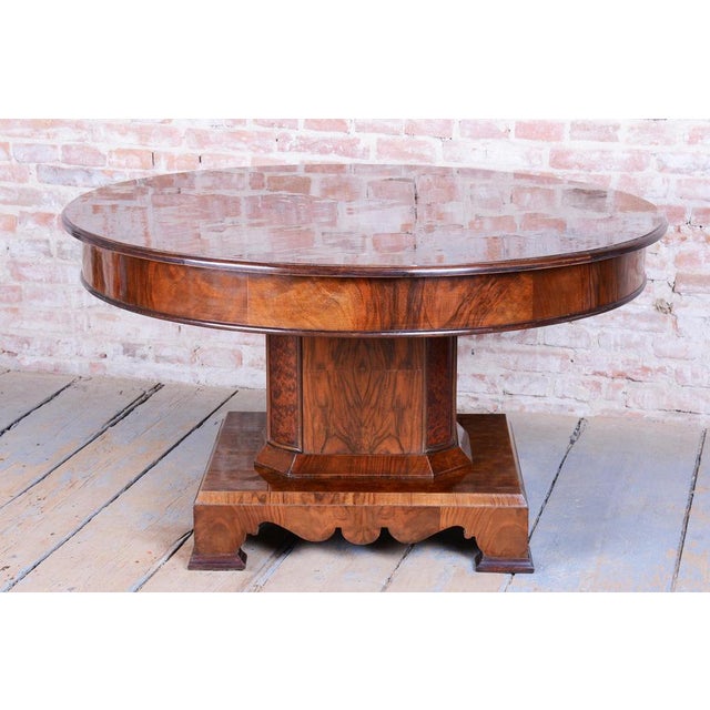Art Deco Dining Set in Caucasian Walnut, 1920s, Set of 7 For Sale - Image 13 of 18