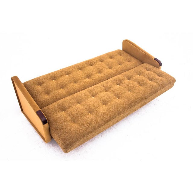 Mid-Century Modern Yellow Bouclé Sofa, Denmark, 1960s For Sale - Image 10 of 11
