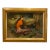Vintage Female Figure in Though Signed Oil on Canvas Painting For Sale