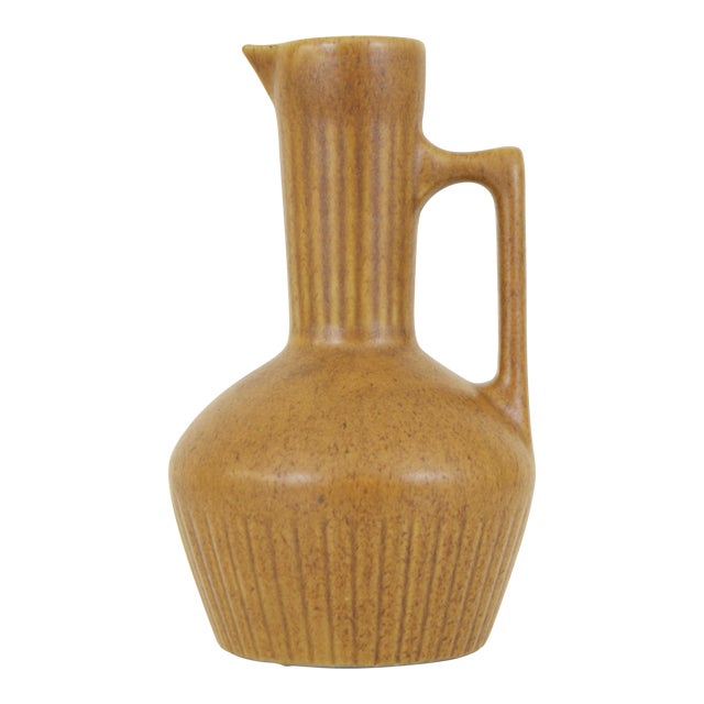 Vintage Manmouth Pottery Maple Leaf Pitcher Mark on Bottom