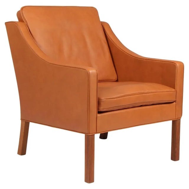 Brown Model 2207 Armchair attributed to Børge Mogensen for Fredericia For Sale - Image 8 of 8