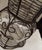 Antique French Pedestal Urn Caged Glass Twisted Wire Vase Late 19th Century For Sale - Image 4 of 11