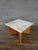 1970s 1970s Oak and Calcatta Marble Coffee Side Table, in Manner of Frank Lloyd Wright For Sale - Image 5 of 13