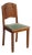 Art Deco Chairs in Oak and Green Velvet, 1920s, Set of 4 For Sale