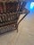 Stunning Vintage Coastal Palecek President’s Stick Rattan Lounge Chair For Sale In Phoenix - Image 6 of 12