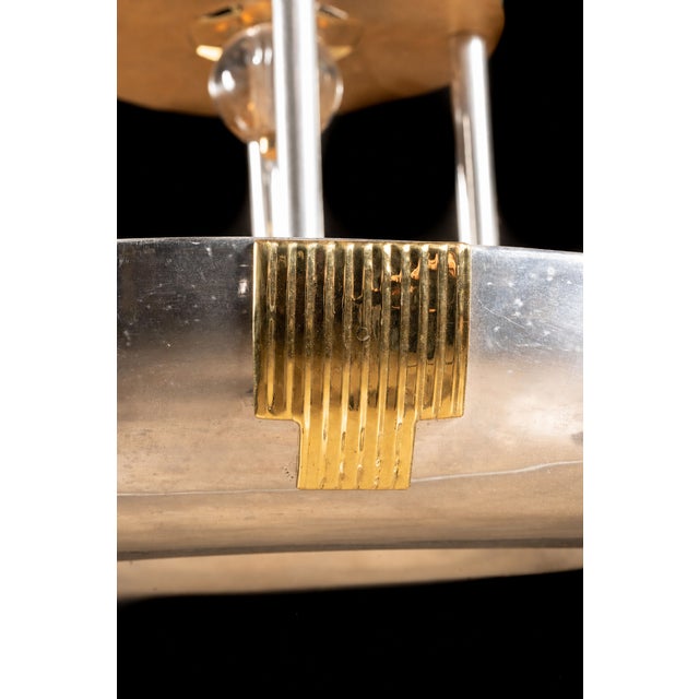 C. 1920 Art Deco Ceiling Light Fixture For Sale - Image 9 of 9