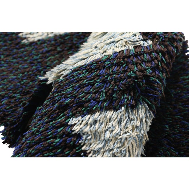 Vintage Swedish Rya Rug, 01'11 X 03'00 For Sale In Dallas - Image 6 of 10