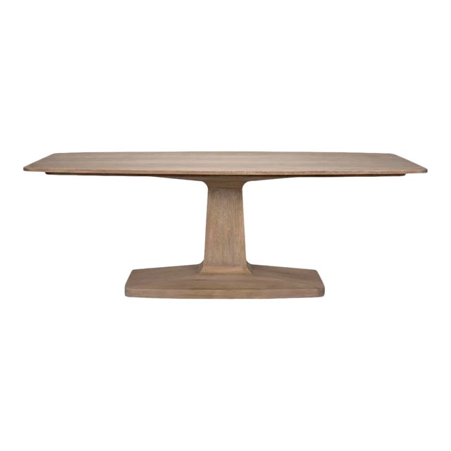NOIR Travis Table, Washed Walnut For Sale