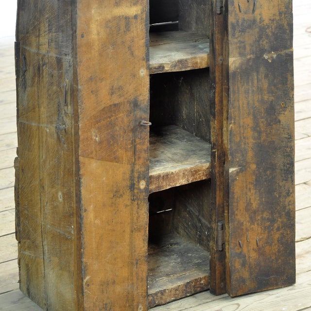 1930s Primitive Wooden Cabinet, 1930 For Sale - Image 5 of 14