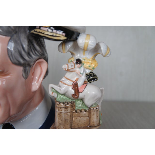 Ceramic American Royal Doulton King Prince Charles Equestrian Polo Toby Character Jug For Sale - Image 7 of 18