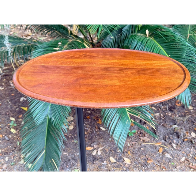 Ekornes Stressless Ellipse Adjustable Side Table For Sale In Savannah - Image 6 of 8