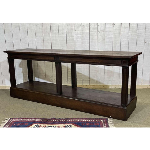 19th Century Oak Drapers Table For Sale - Image 18 of 18