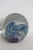 Robert Eickholt Paperweight Iridescent Blue Purple Signed 1987 Art Glass 4809b For Sale - Image 10 of 10