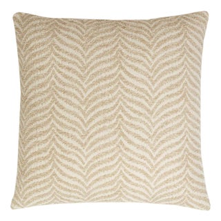 Zebra Ivory Cushion from Lo Decor For Sale