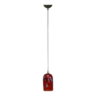 1990s Modern Murano Pendant Lamp Murrine Glass For Sale