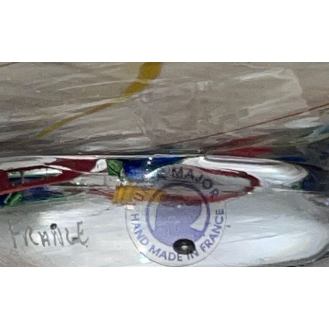 Set of 22, 1970's Ursa Major France Millefiori Plate With Italian Murano Glass Candies. For Sale - Image 4 of 14