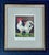 Victorian White Leghorn Chicken & Black Polish, Framed Pair by Cassell, 1890 For Sale - Image 3 of 8