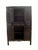 1900 - 1909 Dark Reddish Brown Lattice and Carved Cabinet For Sale - Image 5 of 7