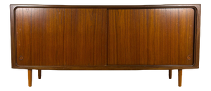 Mid-Century Modern Teak Sideboard with Sliding Doors, 1960s