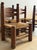 Wood Mid 20th Century Set of Four Low Rush Chairs by Charles Dudouyt, Attributed For Sale - Image 7 of 7