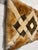 Mid Century Geometric Framed Shearling Wall Hanging or Rug For Sale - Image 4 of 10