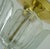 1970s ceiling lamp manufactured by glashuette limburg, rare model no. A475 3031. The shade is made of textured glass and...