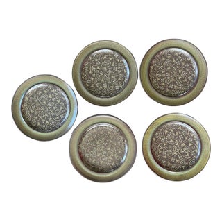 Set of Five (5) Vintage Franciscan Madeira 8.25” Plates For Sale