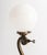 Early 20th Century Art Deco Bronze Scroll Form Lamp For Sale - Image 4 of 7
